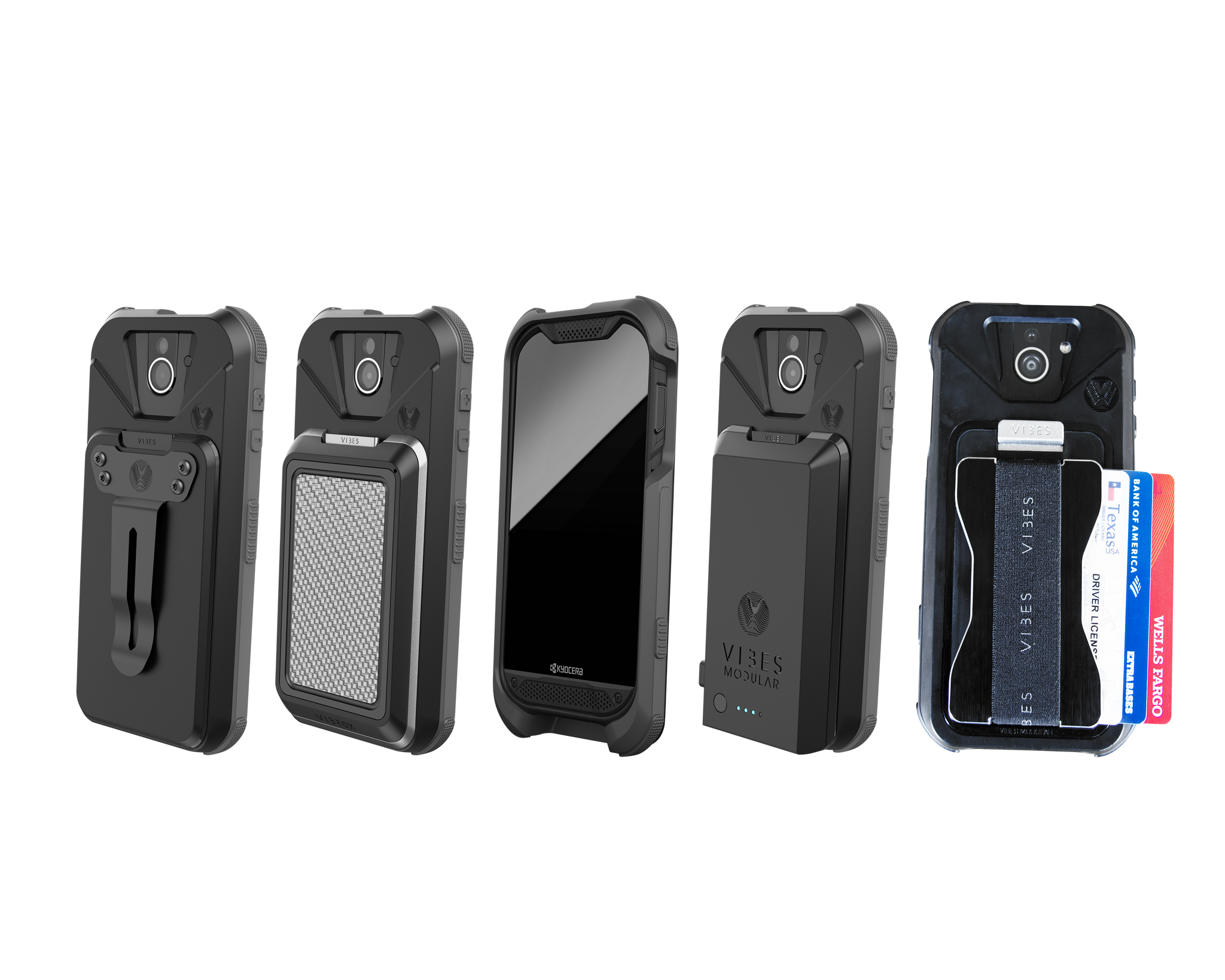 Heavy Duty Nylon Holster Case With Belt Clip For Kyocera Duraforce Pro 2 E6910